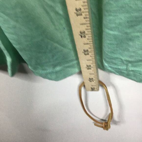 Merokeety Long Green Teal Button Cardigan Sweater Minimalistic Cottagecore Large - Picture 12 of 14